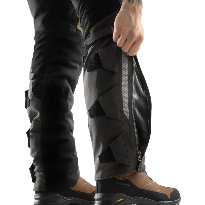 Rebelhorn Hardy 3.0 Motorbroek Beige-Grijs-Rood