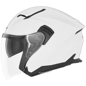 Open face motorhelm NOX N130 wit