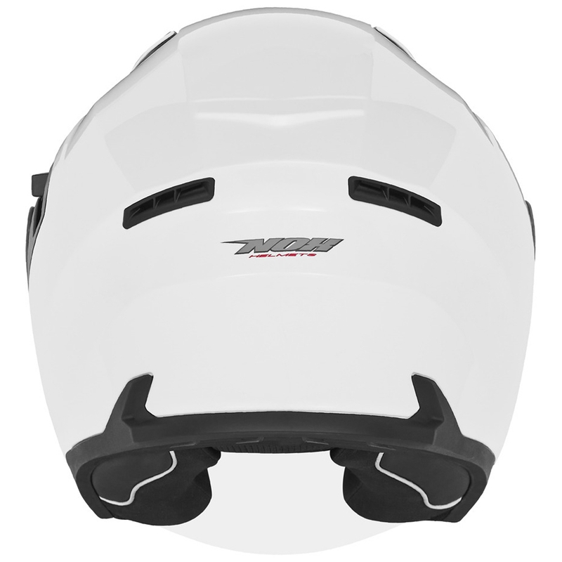 Open face motorhelm NOX N130 wit