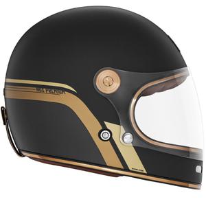 NOX PREMIUM REVENGE integraal motorhelm mat zwart-goud