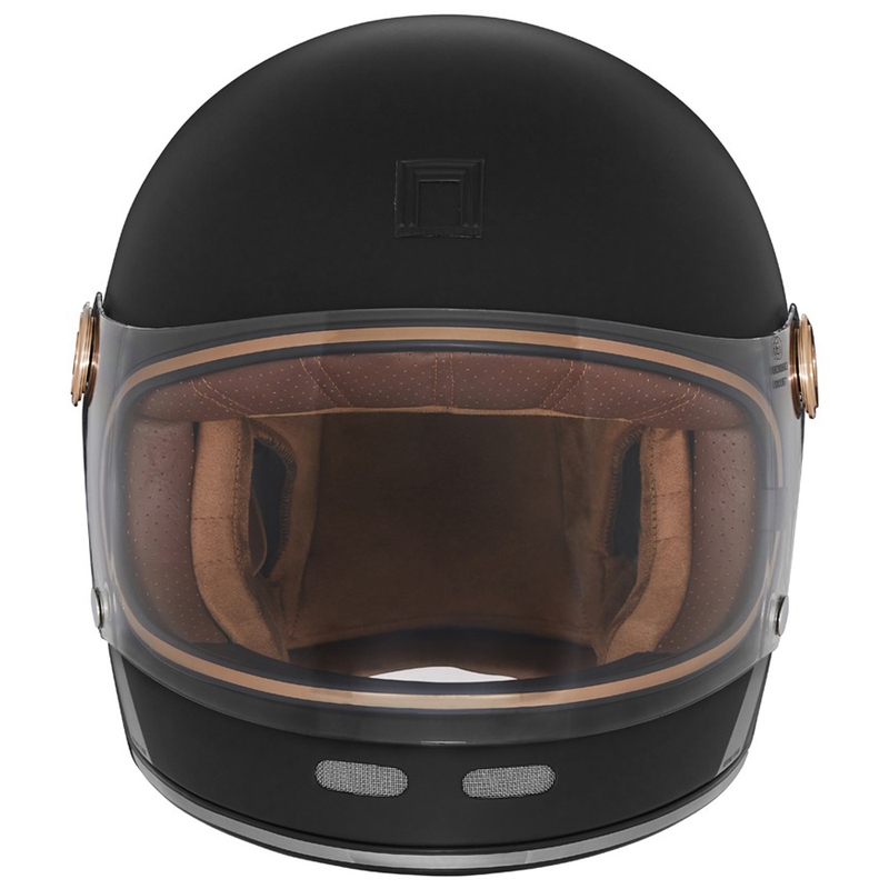 NOX PREMIUM REVENGE integraal motorhelm mat zwart-goud