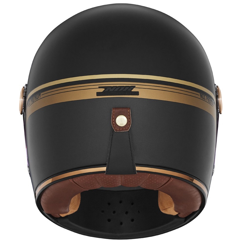 NOX PREMIUM REVENGE integraal motorhelm mat zwart-goud