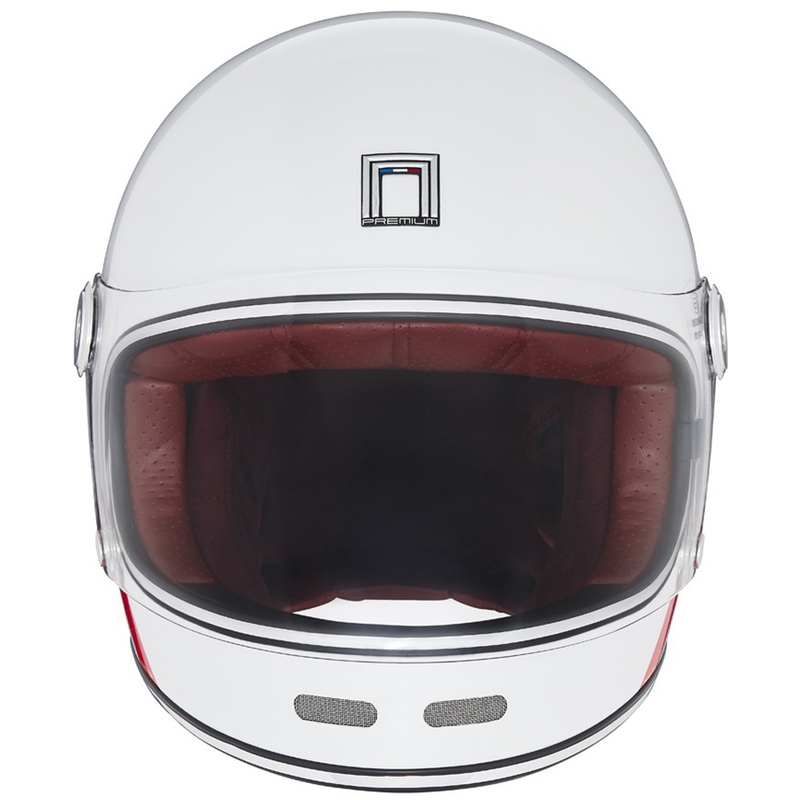 NOX PREMIUM REVENGE integraal motorhelm wit-blauw-rood