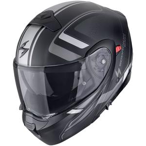 Modulaire motorhelm Scorpion EXO-930 EVO ARDENS mat zwart-zilver