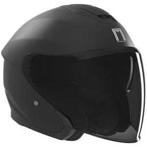 Open face motorhelm NOX PREMIUM SPY mat zwart