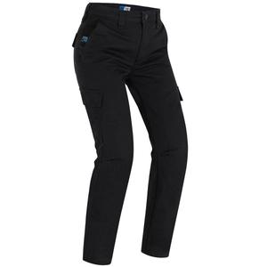 Dames motorjeans PMJ Electra Cargo zwart