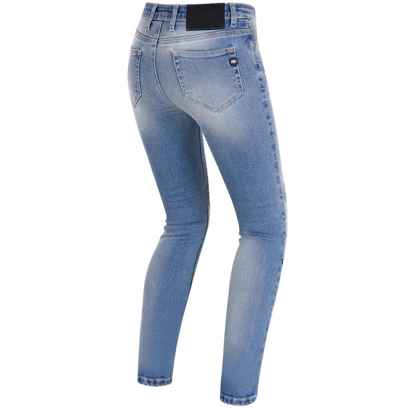 Dames motorjeans PMJ Ginevra blauw