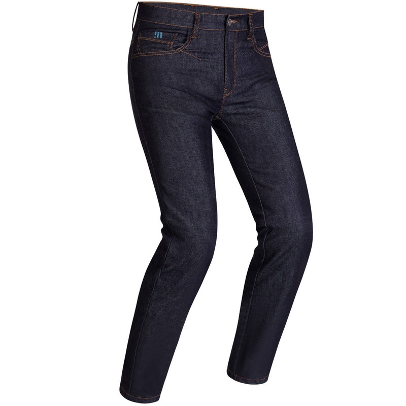 PMJ Cruise Raw motorjeans donkerblauw uitverkoop