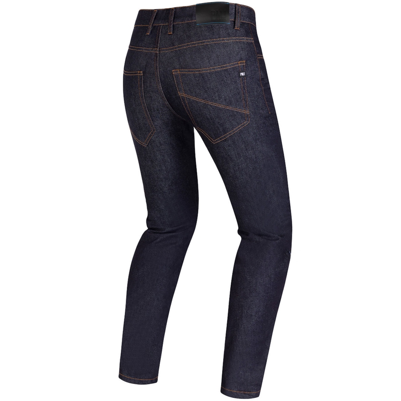 PMJ Cruise Raw motorjeans donkerblauw uitverkoop