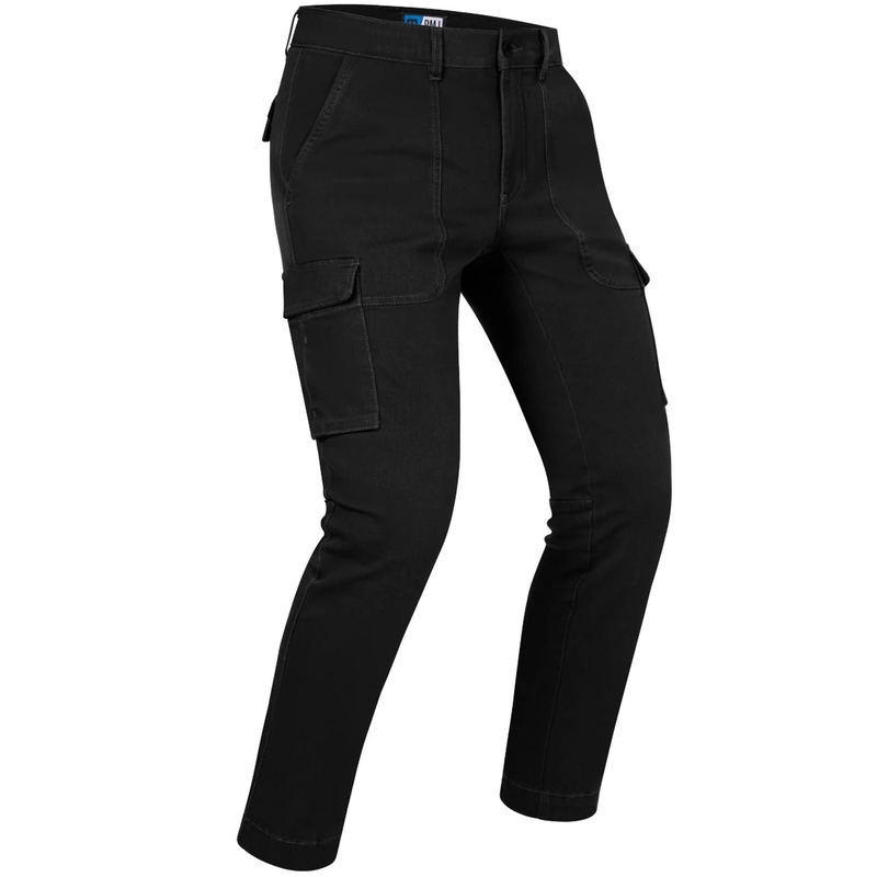 PMJ Aviator Cargo Motorjeans Zwart uitverkoop