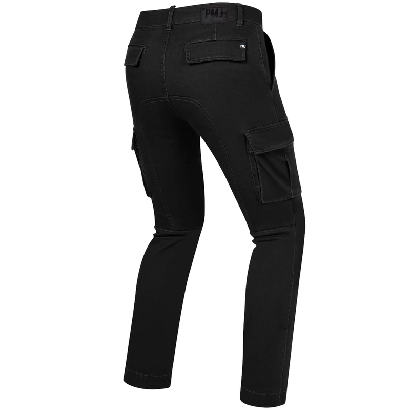 PMJ Aviator Cargo Motorjeans Zwart uitverkoop
