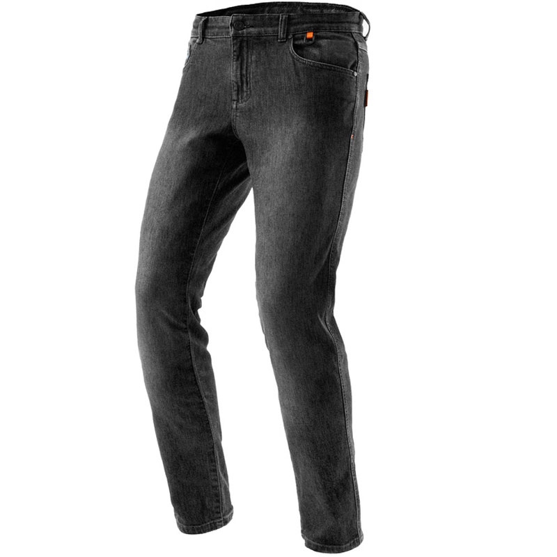 Rebelhorn Bronco gewassen zwarte verlengde motorjeans