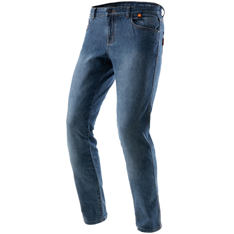 Rebelhorn Bronco gewassen blauwe verlengde motorjeans