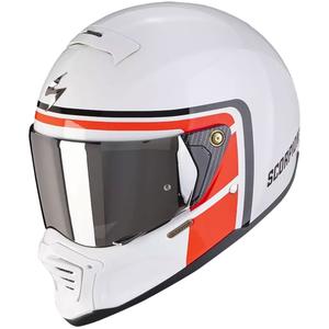 Motorhelm Scorpion EXO-HX1 NOSTALGIA wit-rood-zwart