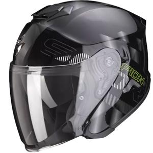 Open helm Scorpion EXO-S1 Gravity zwart-zilver