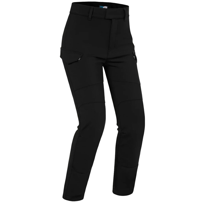 Dames motorjeans PMJ Sidney zwart uitverkoop