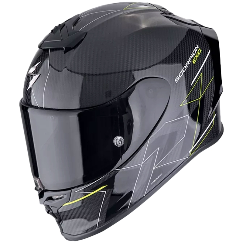 Integraalhelm Scorpion EXO-R1 EVO CARBON AIR CYNERGY zwart-fluo geel