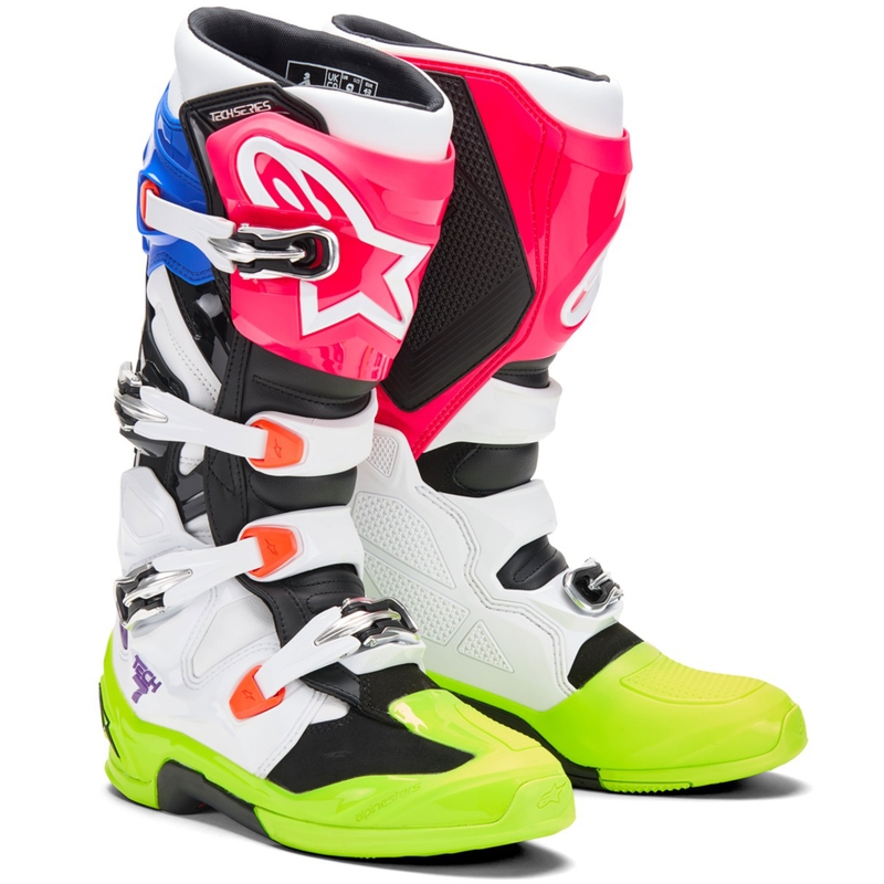 Alpinestars TECH 7 limited edition Hay multicolor motorcrosslaarzen