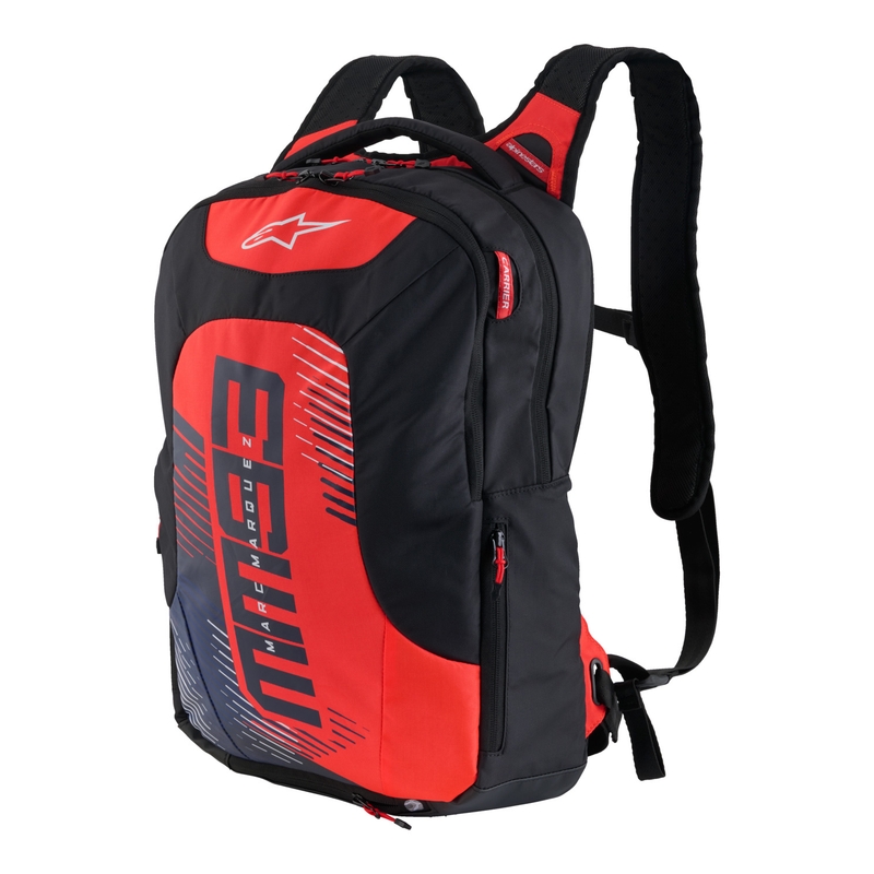 Alpinestars City Hunter V2 MM93 rugzak fluo rood-blauw-zwart-wit