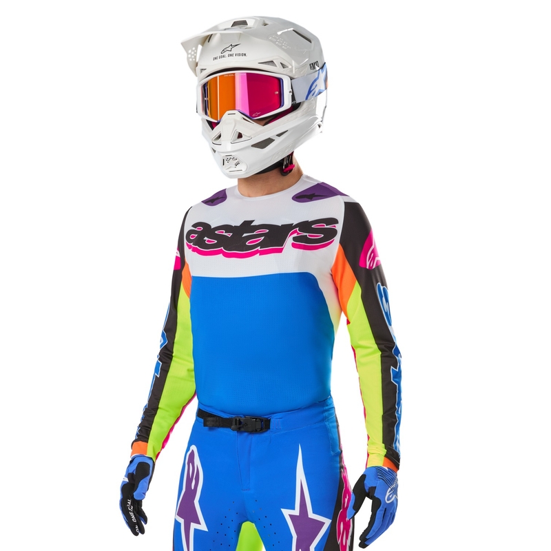 Alpinestars Supertech SX motorcross shirt gelimiteerde oplage HAY multicolor