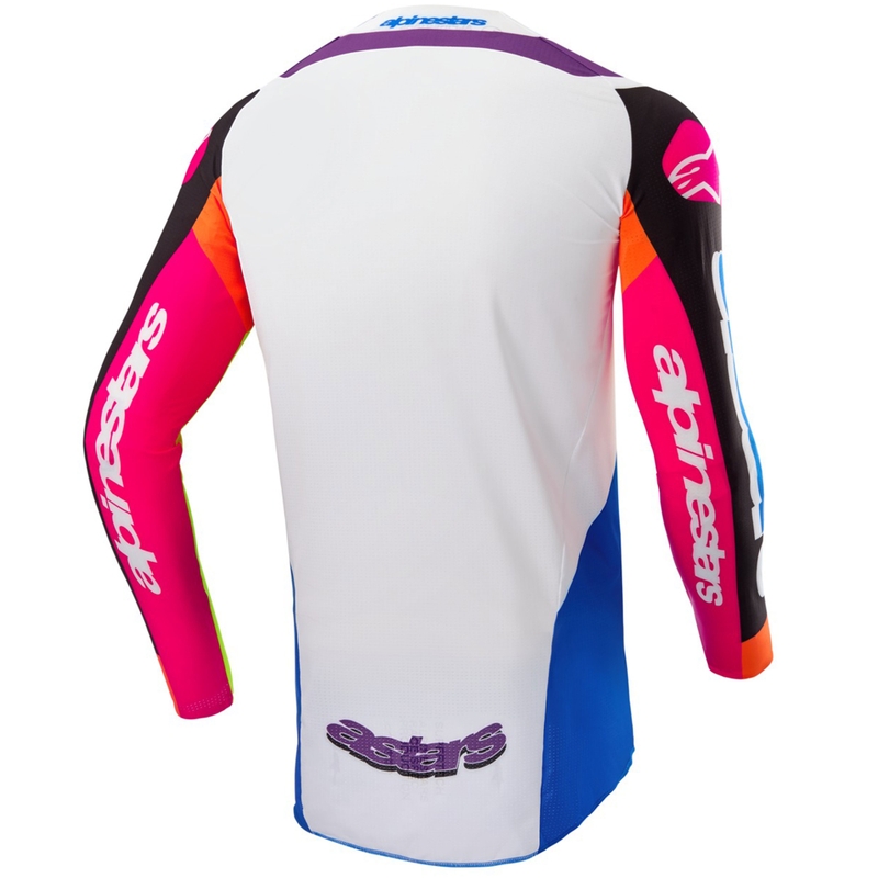 Alpinestars Supertech SX motorcross shirt gelimiteerde oplage HAY multicolor