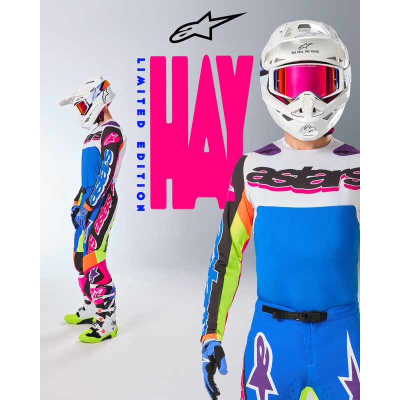 Alpinestars SUPERTECH motorcrossbroek limited edition HAY multicolor
