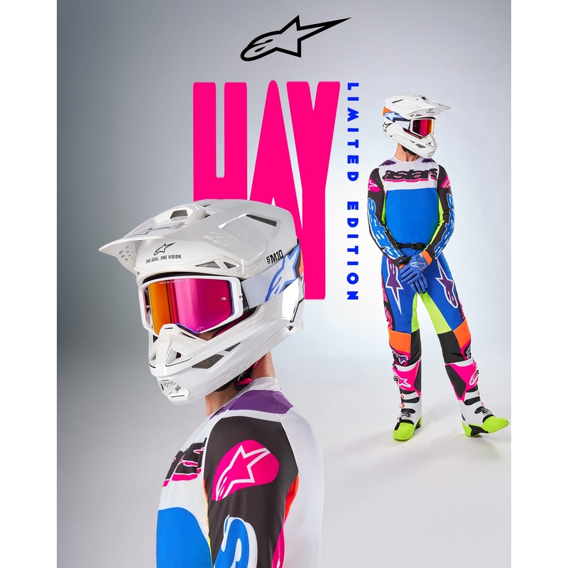 Alpinestars SUPERTECH motorcrossbroek limited edition HAY multicolor