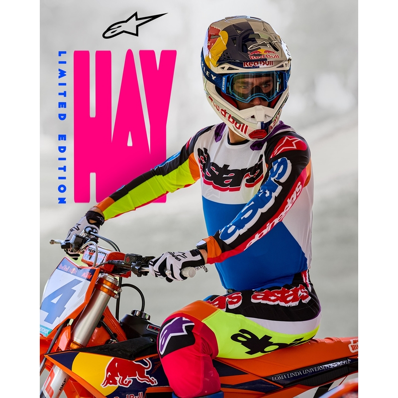 Alpinestars SUPERTECH motorcrossbroek limited edition HAY multicolor