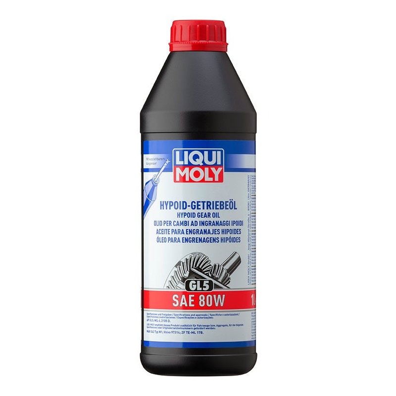 Hypoïde tandwielolie LIQUI MOLY SAE 80W 1 l
