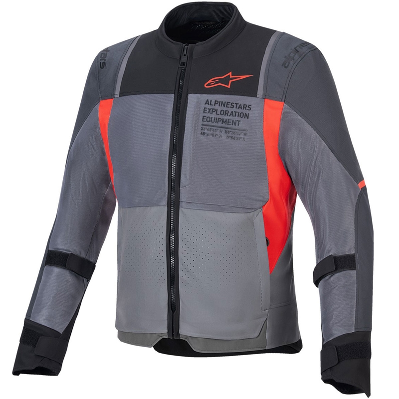 Alpinestars ST-2 Air motorjack grijs-donkergrijs-rood