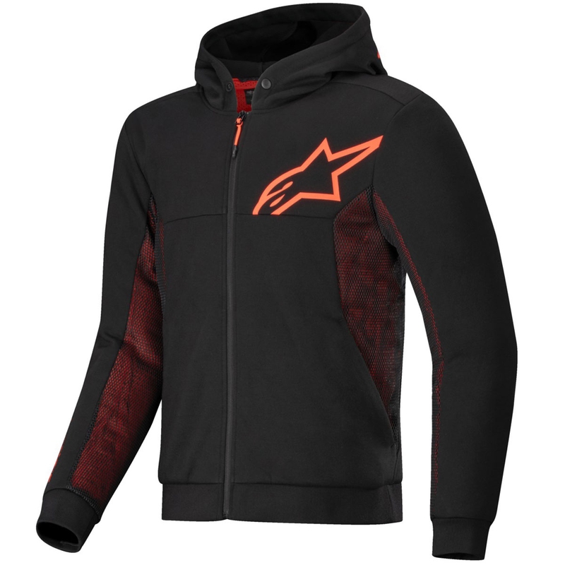 Alpinestars Chrome Air Sport motorsweatshirt zwart-rood