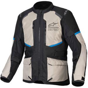 Alpinestars Andes Air Drystar motorjack zwart-grijs groen-blauw