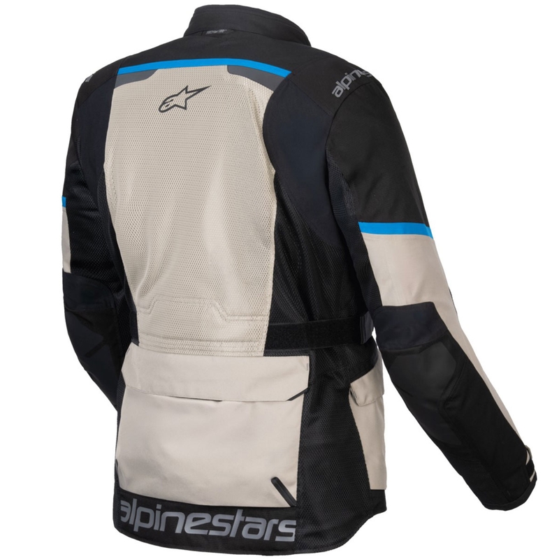 Alpinestars Andes Air Drystar motorjack zwart-grijs groen-blauw