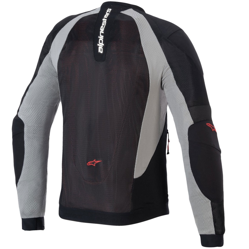 Alpinestars TROOP-AIR motorjack zwart-lichtgrijs-rood