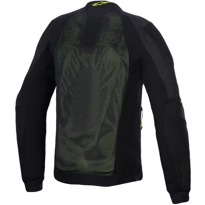Alpinestars TROOP-AIR motorjack zwart-fluo geel