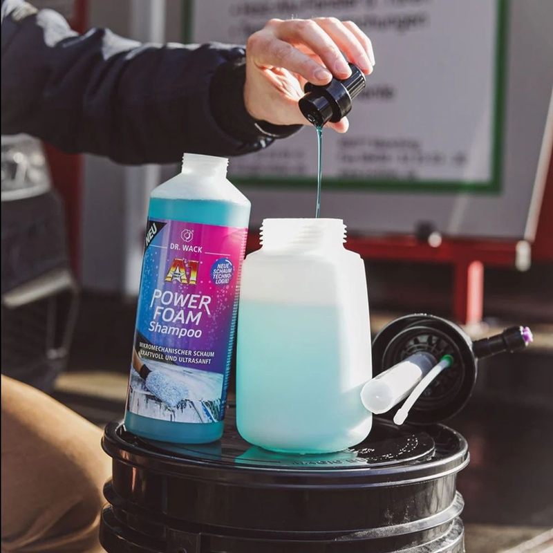 Shampoo met dik schuim en neutrale pH Dr. Wack Power Foam Shampoo 1l