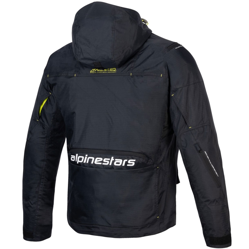 Alpinestars MOGRESS AIR motorjack zwart-limoen-wit