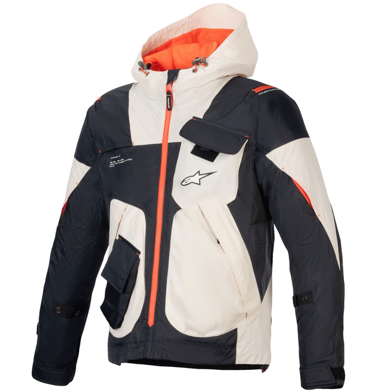 Alpinestars MOGRESS AIR motorjack zwart-amandel-oranje