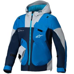 Alpinestars MOGRESS AIR motorjack blauw-donkerblauw-grijs