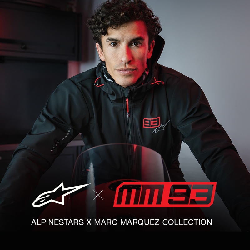 Alpinestars RADIUM TECH HOODIE MM93 motorsweatshirt zwart-rood-grijs