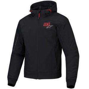 Alpinestars RADIUM TECH HOODIE MM93 motorjack zwart-rood-grijs