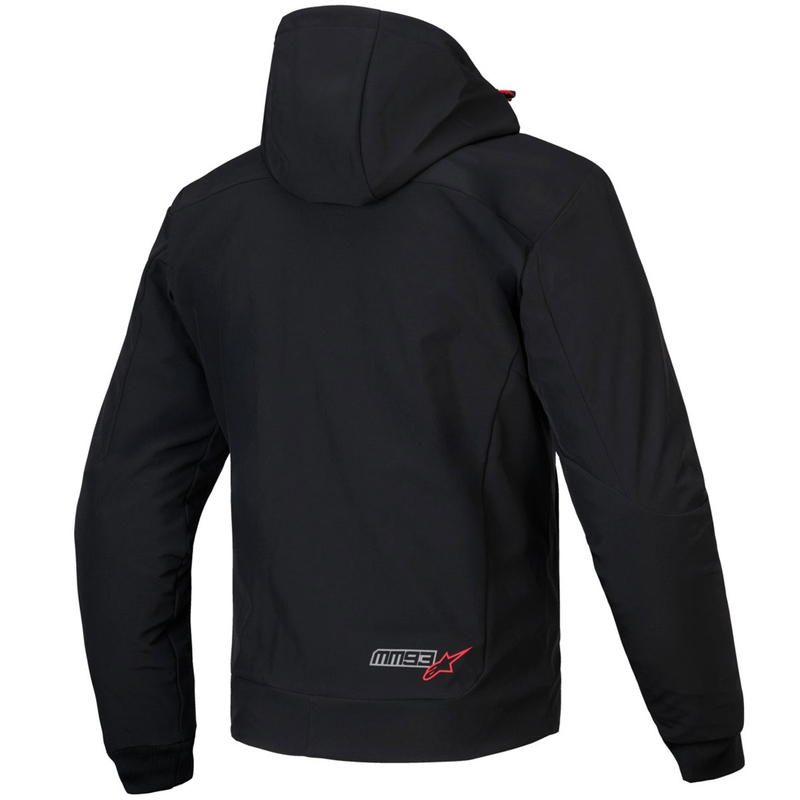 Alpinestars RADIUM TECH HOODIE MM93 motorsweatshirt zwart-rood-grijs