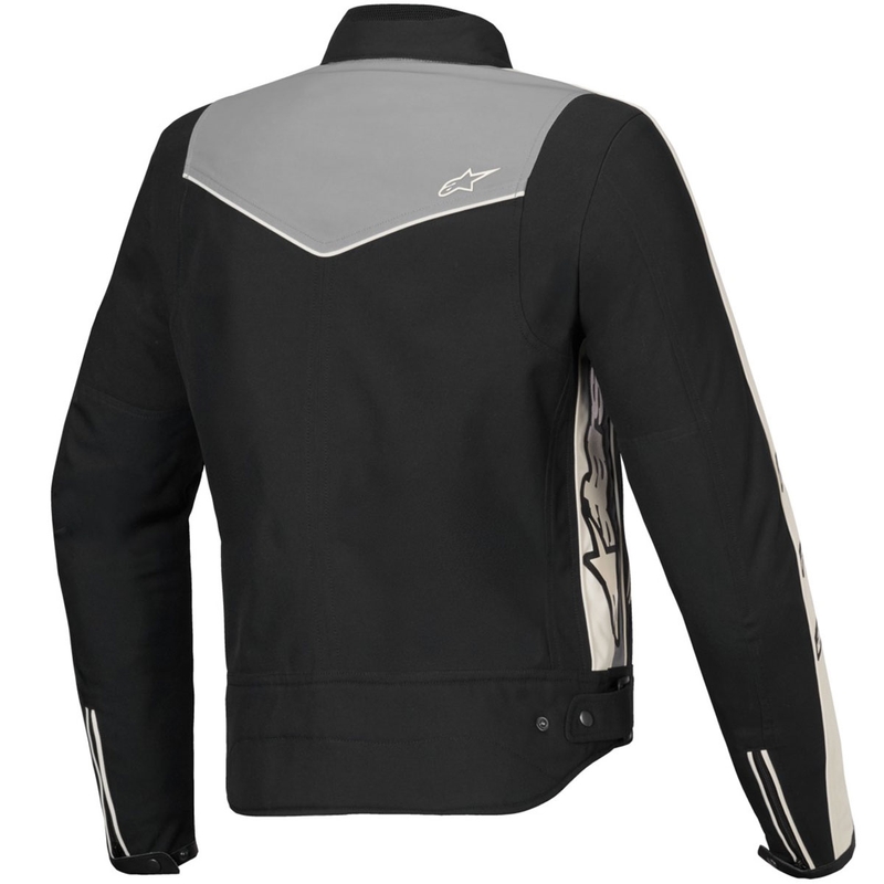 Alpinestars Stella T-Dyno Waterbestendig Dames Motorjack Zwart-Donkergrijs-Grijs-Beige