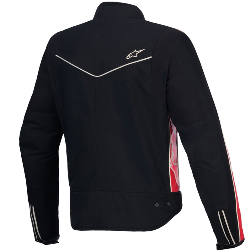 Alpinestars Stella T-Dyno Waterbestendig Dames Motorjack Zwart-Rood-Roze