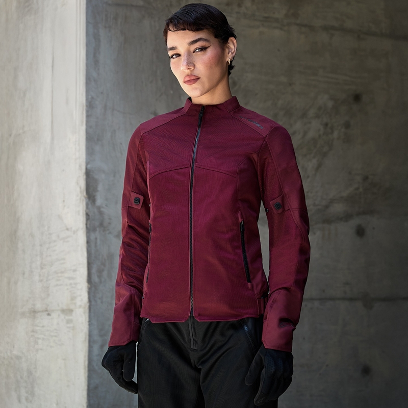 Alpinestars STELLA C-1 AIR dames motorjack paars