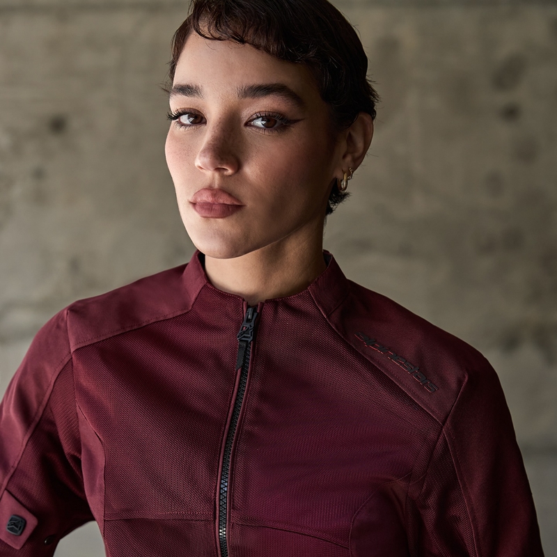 Alpinestars STELLA C-1 AIR dames motorjack paars