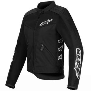 Alpinestars STELLA T-DYNO AIR dames motorjack zwart-wit