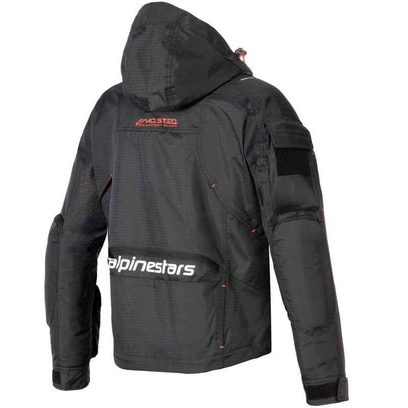 Alpinestars MOLLY AIR dames motorjack zwart-fluo koraal