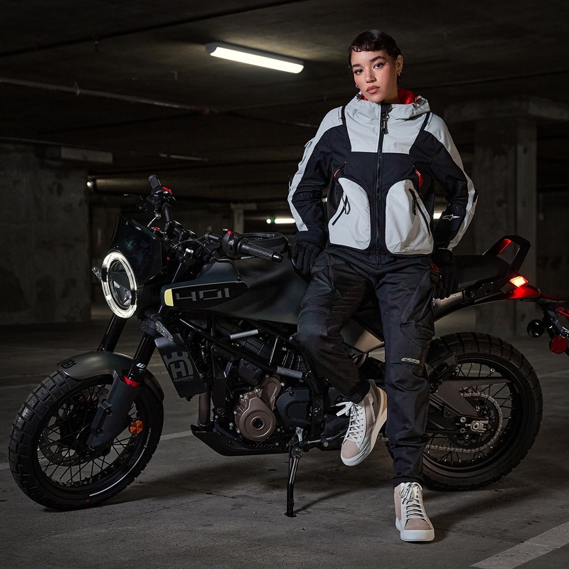 Alpinestars MOLLY AIR dames motorjack zwart-amandel