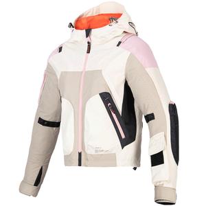 Alpinestars MOLLY AIR dames motorjack zand-roze-amandel
